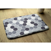 tulup.si Kopalniške preproge Geometrijski vzorci 90x60 cm Bela in siva