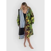 Dryrobe Advance Long Sleeve Surf Poncho green camo grey remix