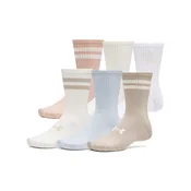 Nogavice Under Armour Essential 6pk Crew Timberwolf Taupe/White/Stone M