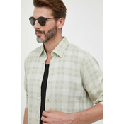 Košulja Joop! za muškarce, boja: zelena, regular, s klasicnim ovratnikom