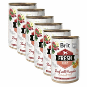 Konzerva Brit Fresh Beef with Pumpkin 6x400 g