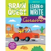 Brain Quest Learn to Write Cursive