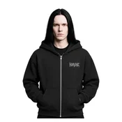 Norvine Majica Norvine Metal Veins Zipped Hoodie Zipper črna