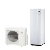 Fujitsu WGYA100ML3+WOYA100KLT 10kW toplotna črpalka z integriranim bojlerjem 190l (R410A) 1-fazna z montažo - Fujitsu