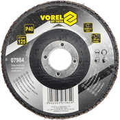 Vorel Brusilni kolut z lamelnim diskom p40 125 mm 07984