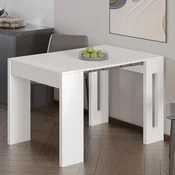 Hanah Home Proširivi trpezarijski sto, Beli