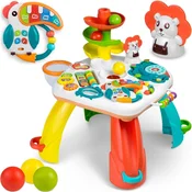 Ricokids Podloga za sestavljanke iz pene 180x180 cm, 9 delov, siva/mint