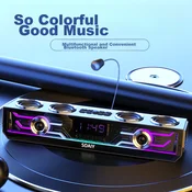 Soaiy Desktop soundbar SH01, Bluetooth, Crni