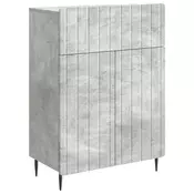 Kreveta Betonska siva 66 x 34,5 x 92 cm Konstruirano drvo