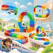 [pacza] Gradbena električna železniška tirna lokomotiva z 81 elementi Z3488