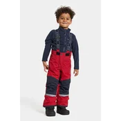 Otroške hlače Didriksons IDRE KIDS PANTS 6 rdeča barva, 504357