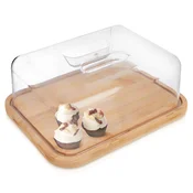 Northix Lesena servirna deska s pokrovom 28x22x11 cm