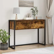 Konacna Stolic Dimni hrast 100 x 36 x 75 cm Konstruirano drvo
