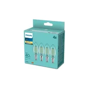 Komplet 4x LED sijalica VINTAGE Philips B35 14/4,3W/230V 2700K