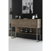 HANAH HOME Komoda Luxe Silver Walnut