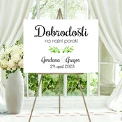 Tabla dobrodošlice TABPOR 103