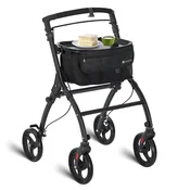 Homestar Notranji hoduljač Rollator 56x66x90-103 cm Črna