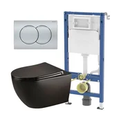 Geberit Latina Black hrom mat tipka