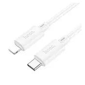 iPhone 14 Plus / 14 Pro Max / 14 Pro HOCO X88 kabel za prijenos podataka (Type-C na Lightning), 200 cm, BIJELI X88_L_2M_WHITE