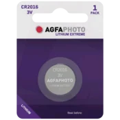 AgfaPhoto Baterija litijeva, CR2016, 3V, gumbasta, blister 1 kos. - CR2016 B1