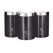Berlingerhaus Set 3 škatlic za hrano Carbon PRO Line BH-6718
