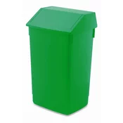Zelen plastičen koš za smeti za ločevanje odpadkov 60 l – Addis