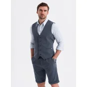 Ombre Mens sweatshirt set unbuttoned sweatshirt + pants