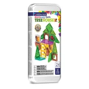 Magnetni konstrukcijski komplet MAGNA-TILES microMAGS Treehouse Travel - 24 delov (90480)