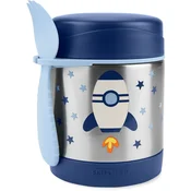 SKIP HOP Spark Style Termovka za hrano z žlico/vilicami Rocket 325 ml, 3+