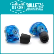 Dekoni Audio Premium Memory Foam Isolation Earphone Tips Black - Mercury 4.9 mm Medium 11 mm