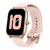 Amazfit GTS 4: Rosebud Pink - 1.75 - AMOLED - 390 x 450 px - 300 mAh - Do 8 dana - Bluetooth - 5 ATM - Android i iOS - Aluminij - 42.7 x 36.5 x 9.9 mm - 27 g - senzor ubrzanjasenzor žiroskopageomagnetski senzorbarometarski visinomjersenzor ambijentalnog svjetla - 24 mjeseca - Amazfit - Pametni satovi