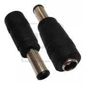 Adapter napojni 2.1/5.5mm M - 6.4/1.4mm F