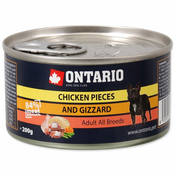 Ontario Piščančji kosi in želodčki v konzervi - 200 g