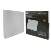 LED stropna svetilka N/T kvadratna 24W 4000K bela DL-1