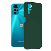 Techsuit Soft Edge Silicone ovitek za Motorola Moto G22 temno zelen