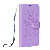 OEM MEZZO Knjižni etui za iPhone 17 dream catcher vijoličen