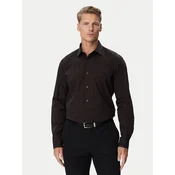 HUGO Srajca Valerio 50570567 Temno rjava Modern Fit