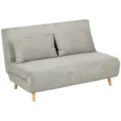 Homestar Sofa postelja 141x90x81 cm siva