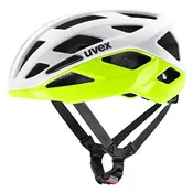 Kolesarska čelada Uvex I-Volute White - Neon Yellow Matt (S4106650400) 50 - 54 cm