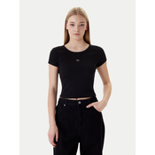 Calvin Klein Jeans Majica LV047C200G Črna Slim Fit