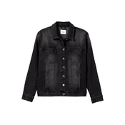 SHEEGO Prehodna jakna črn denim