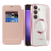 Torbica SmartMag Book s MagSafe tehnologijom i RFID novcanikom za Samsung Galaxy S23 FE- pink