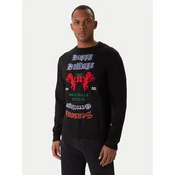 Jack & Jones Pulover Holiday 12287994 Črna Relaxed Fit