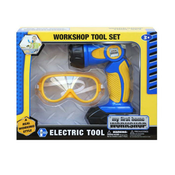 Electric tool, igracka, elektricna lampa sa svetlom, set ( 870205 )