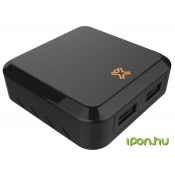 Double USB port charger – 2x 2.4Amp crno