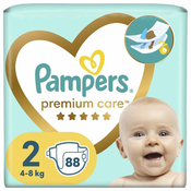 PAMPERS Premium Care jednokratne pelene vel 2 (88 kom) 4-8 kg