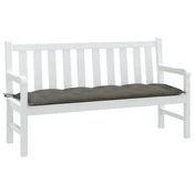 Vidaxl Blazina za vrtno klop melanž temno siva 150x50x7 cm blago