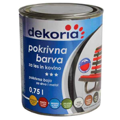 DEKORIA POKRIVNA BARVA ZA LES IN KOVINO - 0,75 L - SLONOKOŠČENA