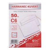 Samolepilne poštne kuverte C6, 50 kosov.