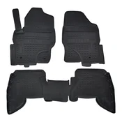 SCOUTT Gumijaste preproge NORM z dvignjenim robom za Nissan Pathfinder R51 2005-2014
